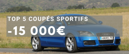 Top 5 des coupés sportifs pour moins de 15 000€